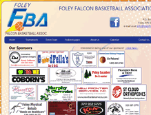 Tablet Screenshot of foleyfba.org